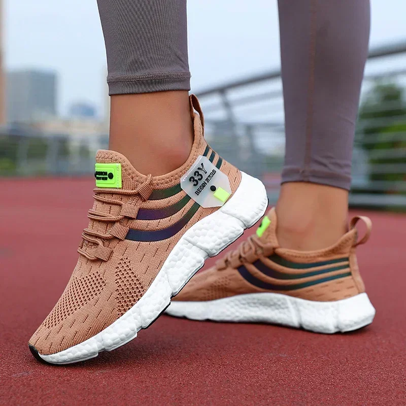Baskets légères pour femmes, chaussures de sport respirantes - image de produit 2